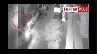 لحظه سرقت شبانه از خانه زن تهرانی در شهرک قصر فیروزه