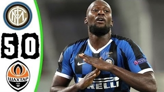 خلاصه بازی اینتر 5 - شاختار دونتسک 0 از مرحله نیمه نهایی لیگ اروپا