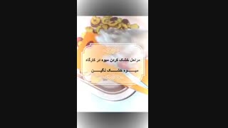 خشک کردن شلیل