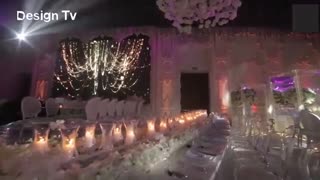 طراحی لوکس سالن عروسی