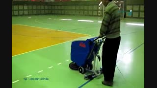 آماده سازی و نگهداری از کفپوش سالن ورزشی با استفاده از اسکرابر صنعتی