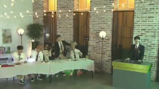 ONEUS  توی ویلایوشون ازdumdi dumdi جی ایدل حرف زدن..