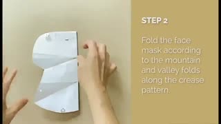 Fold-a-Face Mask: Origami Fashion for Fighting COVID-19 Viru