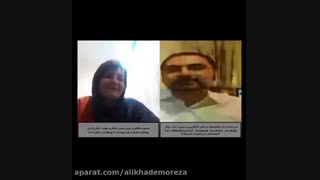 لایو اینستاگرام با موضوع کرونا و کارآفرینی | علی خادم الرضا و محبوبه مظاهری