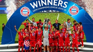 جشن قهرمانی بایرن مونیخ در لیگ قهرمانان اروپا 2020
