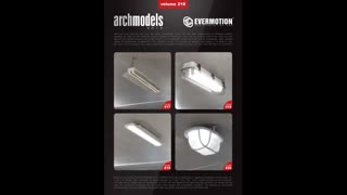 Archmodels Vol 218: industrial models of  3d lights