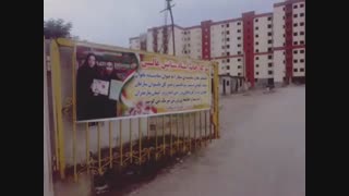 نصب پلاکارد تبریک به سرکار خانم استاد ستایش عالی نماینده بانوان سبک جهانی استریت فایتر در استان مازندران