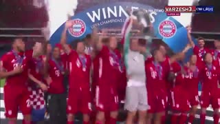 جشن قهرمانی بایرن مونیخ در لیگ قهرمانان اروپا 2020