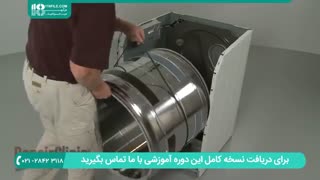 روش بازکردن و تعویض لاستیک دور درب ماشین لباسشویی