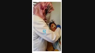برداشتن گچ بینی بعد از عمل توسط دکتر نسرین راستا جوانسازی پوست