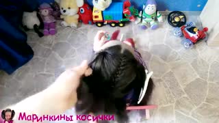 آموزش مدل مو بچه گانه دختر برگی- مومیس مرجع و مشاور مو