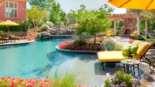 ایده هایی برای محوطه سازی استخرهای شنا