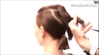 آموزش مدل مو کوتاه باب در خانه- مومیس مرجع و مشاور مو