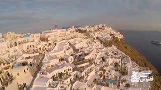 زیباترین جزیره‌ی دنیا، Santorini | آژانس ققنوس