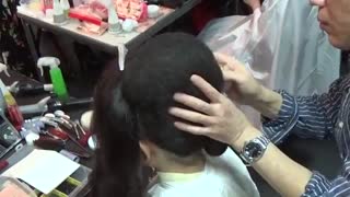 آموزش مدل مو دخترانه عروس ژاپنی ۲- مومیس مرجع و مشاور مو