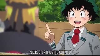 جنگ AMV .مدرسه قهرمانان من در برابر ناروتو. این قسمت دکو در برابر ناروتو