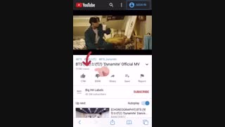 موزیک ویدیو Dynamite 310 بازدید شد