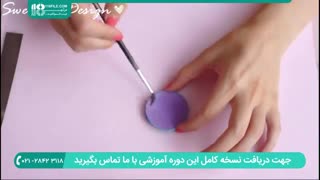 ساخت نیم ست زیبا در طرح اقیانوس با خمیر فیمو