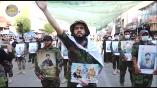 عزاداری مردم عراق در بین الحرمین