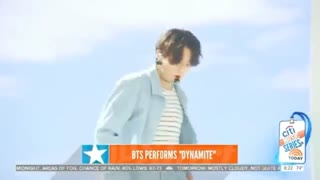 BTS 방탄소년단 performs DYNAMITE ANPANMAN on NBC today show