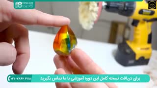 روش ساخت آویز گردنبند با رزین اپوکسی
