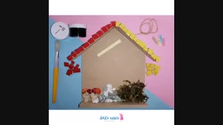 آموزش کاردستی خانه گچی من