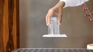 Upside Down Glass of Water Trick - Science Experiment | Educational Videos by Mocomi Kids