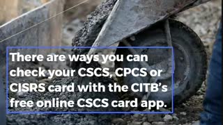 CSCS Card : App for Checking Your CSCS Cards