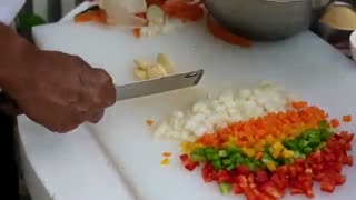 برنج سرخ شده _ غذای خیابانی تایلند