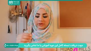 چند روش شیک و زیبا  برای بستن شال حریری