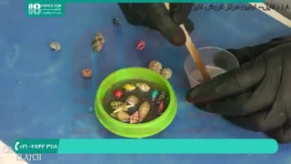 آموزش ساخت کره رزینی با تم دریایی در منزل