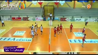 خلاصه بازی سایپا و خاتم اردکان در هفته دوم لیگ برتر والیبال