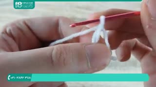 آموزش گام به گام بافت شخصیت اسمورف کارتونی