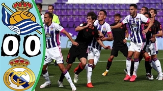 خلاصه بازی رئال سوسیداد 0 - رئال مادرید 0 از هفته اول لالیگا اسپانیا