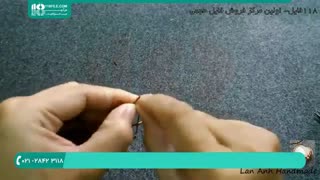 ساخت گردنبند مسی با مهره های رنگی ( طرح ستاره )