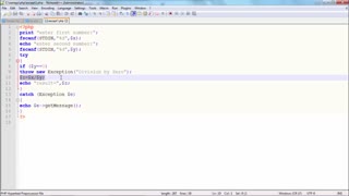 آموزش PHP 35 - مدیریت Exception