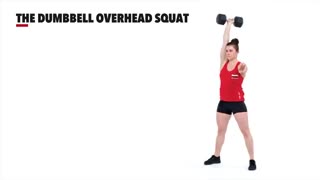حرکت اوورهد اسکوات دمبل The Dumbbell Overhead Squat