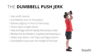 حرکت پوش جرک دمبل The Dumbbell Push Jerk