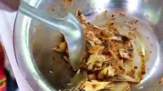 گل موز میگو _ سالاد میگو بانکوک تایلند