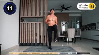 تمرینات هوازی چربی سوز در خانه / اپلیکیشن مانکن