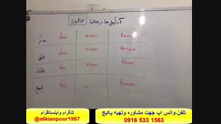 آموزش مکالمه زبان آلمانی،لغات وگرامر زبان آلمانی