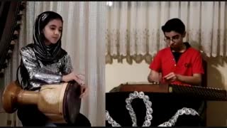 قطعه کردی کرمانشاهی- سنتور: مانی مومیوند، تمبک: پگاه اخلاقی فرد