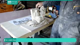 آشنایی با تجهیزات و حجاری ( مجسمه سازی ) روی سنگ