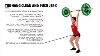 حرکت هنگ کلین و پوش جرک The Hang Clean & Push Jerk