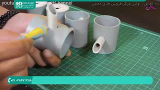 روش ساخت آبنما تزیینی با لوله های پی وی سی