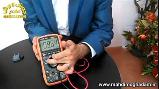 اموزش اولیه کار با مولتی متر ویکتور VC97