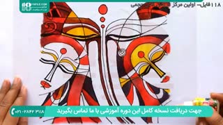 روش صحیح نقاشی بر روی شیشه ( تکنیک دورگیری )