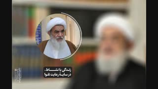 زندگی با نشاط، در سایۀ رعایت تقوا(آیت الله العظمی مظاهری)