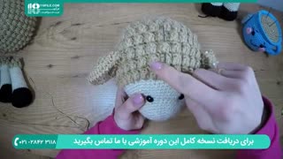 قلاب بافی | روش بافت عروسک شخصیت کارتونی بره ناقلا