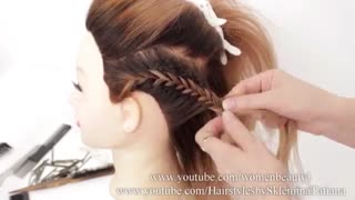 آموزش مدل مو دخترانه جمع دو رنگ- مومیس مرجع و مشاور مو